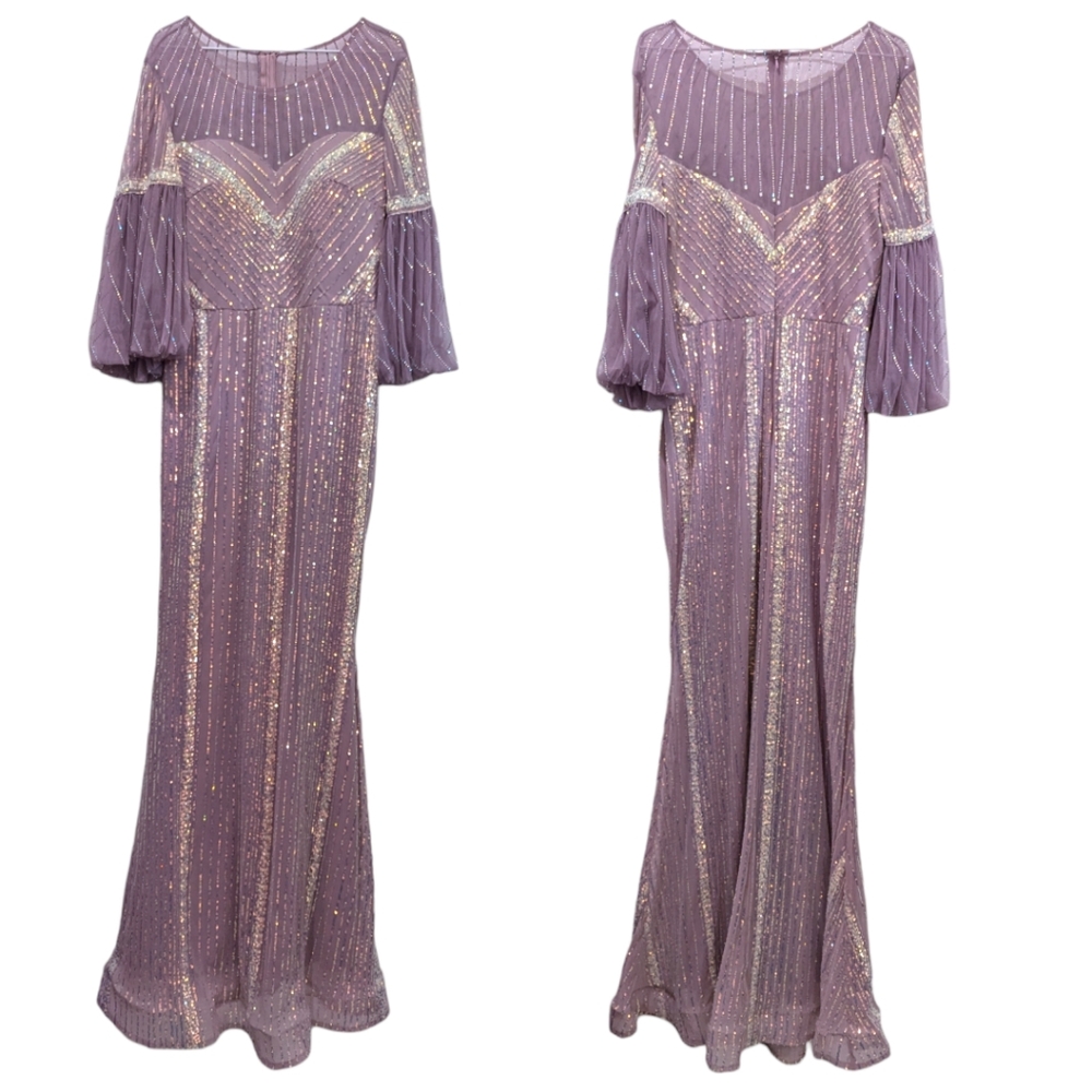 NWOT Bee Queen by Reseda Sequin Gown 44